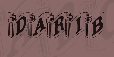 DaRib font