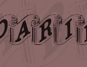 DaRib font