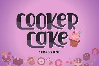 Cooker Cake Demo font