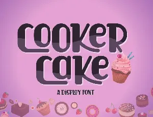 Cooker Cake Demo font