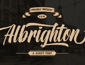 Albrighton font