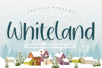 Whiteland Modern Handwritten font