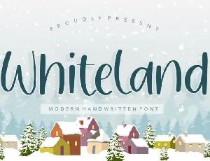 Whiteland Modern Handwritten font