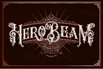 Hero Beam font