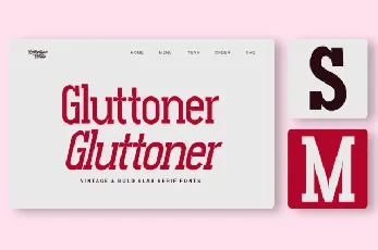 Gluttoner font