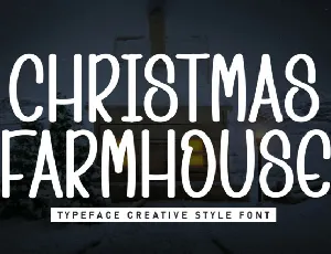 Christmas Farmhouse Display font