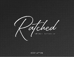 Ratched font