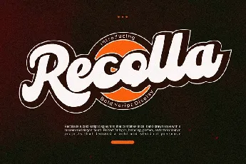 Recolla font