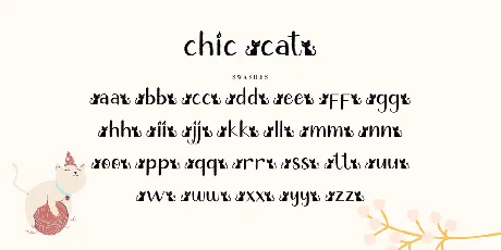 Chic Cat font