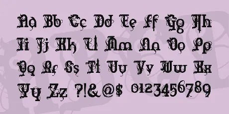 Marquis De Sade font