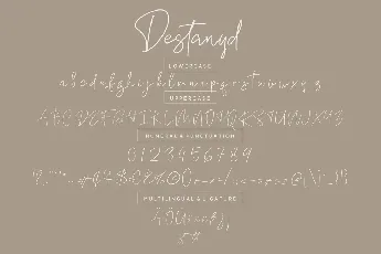 Destanyd font