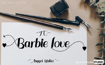 Barbie Love font