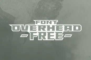 Overhead – Geometric font