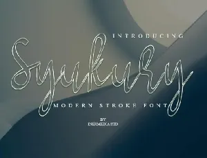 Sukury Script font