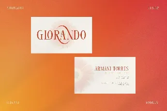 Glorando font