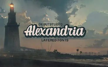 Alexandria font