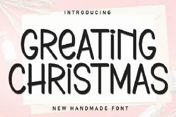 Greating Christmas Display font