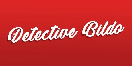 Detective Bildo font