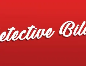 Detective Bildo font