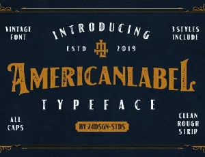 American Typeface font