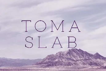 Toma Slab Typeface font