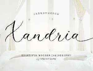 Xandria font