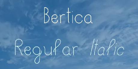 Bertica font