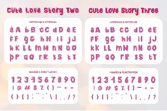 Cute Love Story font