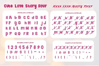 Cute Love Story font