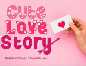 Cute Love Story font