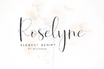 Roselyne font