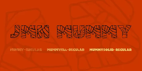 JMH Mummy font