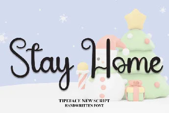 Stay Home Typeface font