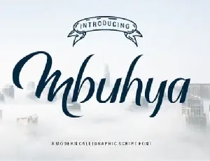 Mbuhya Script font