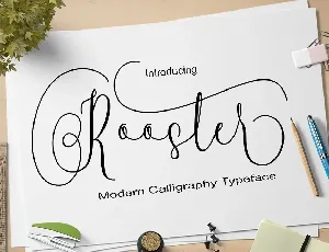 Rooster Script font