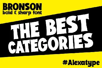 Bronson – Playful font