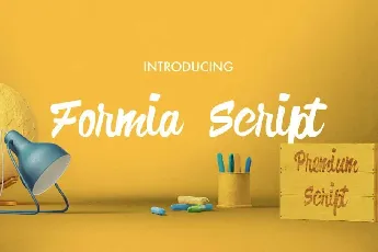 Formia Script font