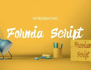 Formia Script font