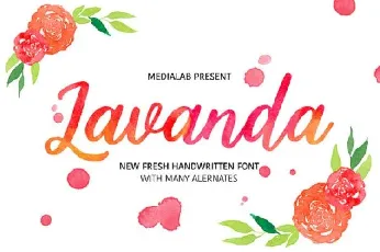 Lavanda font