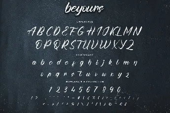 Beyours Demo font