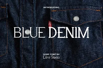 Blue Denim Demo font