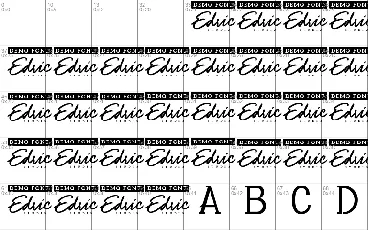 Blue Denim Demo font