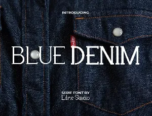 Blue Denim Demo font