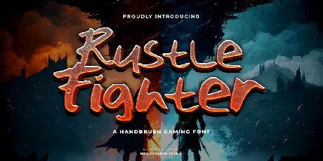 Rustle Fighter font