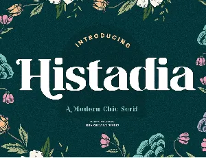 Histadia Personal Use font