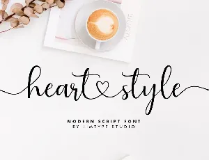 Heart Style DEMO font