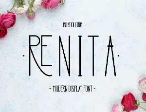 Renita font