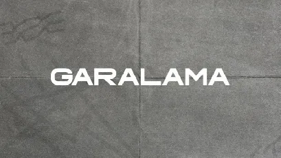 Garalama font