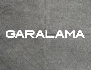 Garalama font