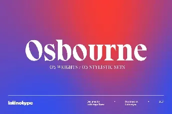 Osbourne Family font